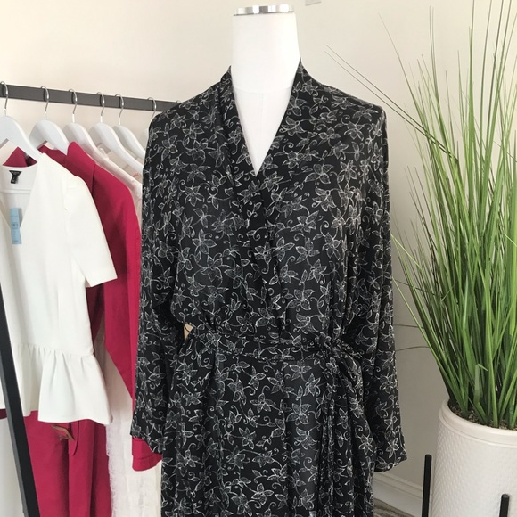 Calvin Klein® Vintage Semi Sheer Robe S/M - Picture 1 of 8